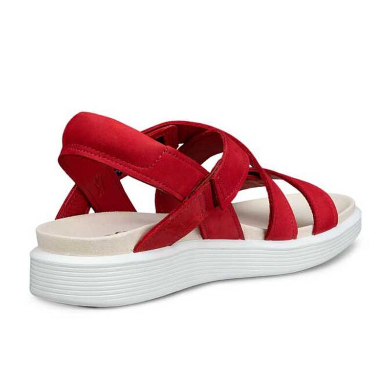 ECCO Soft Sandal W Chili Red image number 2
